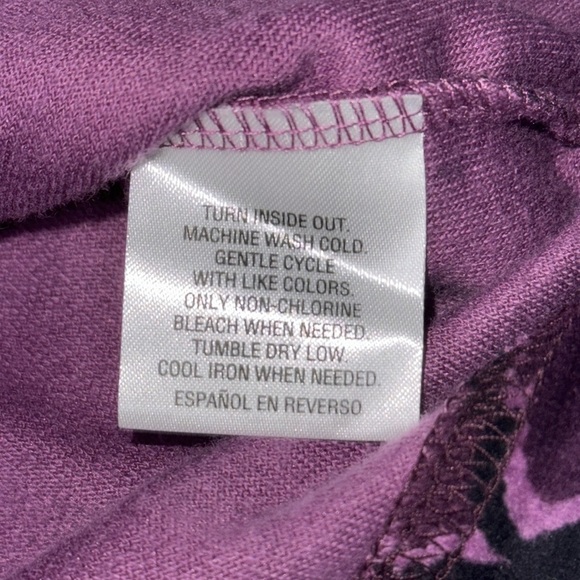 #1281F Women’s Vest CHARTER CLUB size XL purple velour jacket - Picture 7 of 8